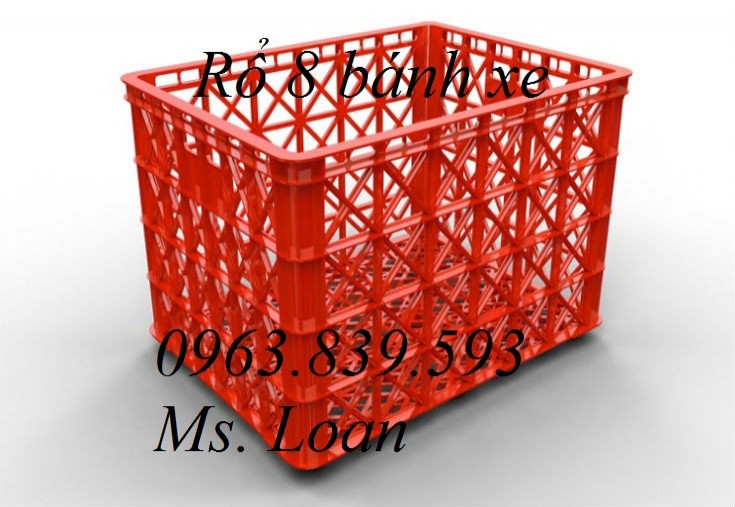 Sóng nhựa có 8 bánh xe chở hàng, sóng nhựa siêu bền 0963.839.593 Loan-image-3, Trần Thanh Loan