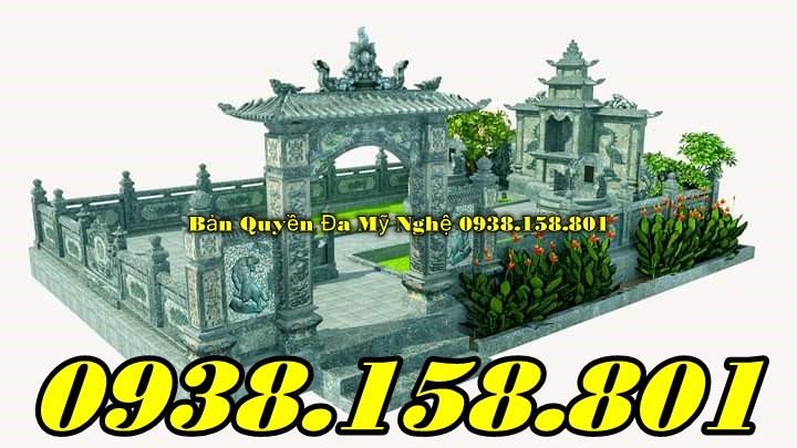 Tây Ninh Mẫu nghĩa trang chôn gia tộc, gia đình đẹp bán tại Tây Ninh - nhà mồ đá-image-5