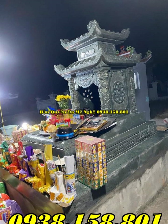Phú Yên Mẫu nghĩa trang chôn gia tộc, gia đình đẹp bán tại Phú Yên - nhà mồ đá x-image-2