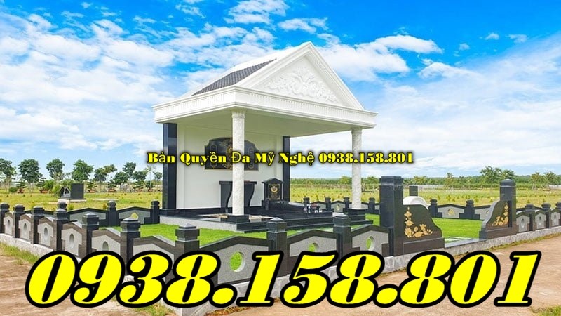Tây Ninh Mẫu nghĩa trang chôn gia tộc, gia đình đẹp bán tại Tây Ninh - nhà mồ đá-image-2