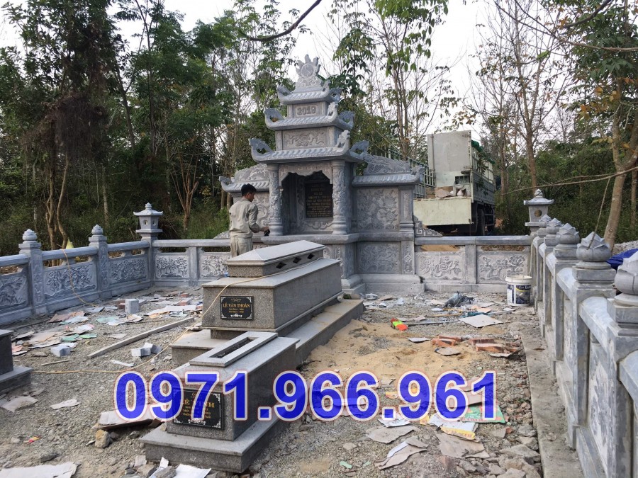 345 Mẫu lăng thờ chung đá đẹp bán tại hà nam - gia tộc dòng họ-image-2