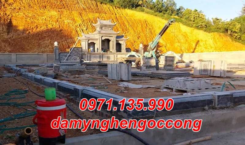 Tiền Giang cơ sở Bán mẫu nghĩa trang đá đẹp tại Tiền Giang - Cây Hương Miếu-image-3