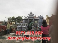 Tiền Giang Bán mẫu nghĩa trang đá hiện đại đẹp tại Tiền Giang - Cây Hương Miếu