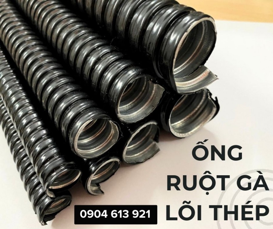 Ống ruột gà lõi thép/ ống kẽm đàn hồi D16/D20/D32/D40-image-5