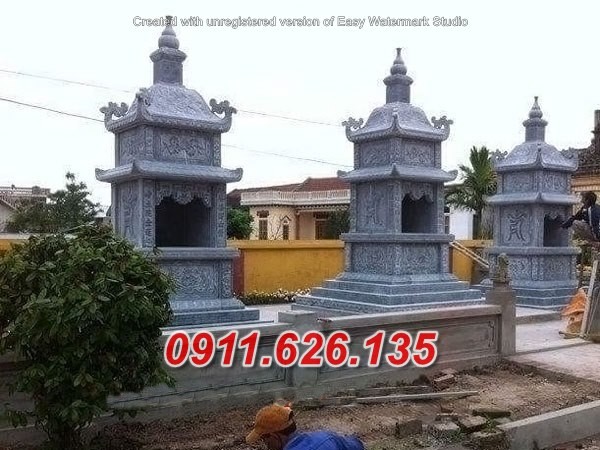mẫu mộ đá đẹp bán lạng sơn – 58 mộ tháp phật giáo để tro cốt-image-2