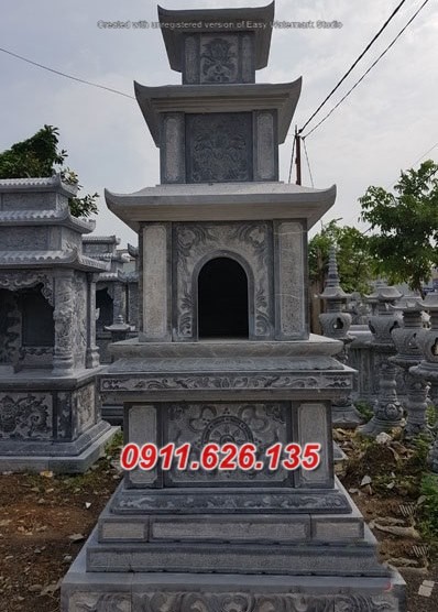 mẫu mộ đá đẹp bán lạng sơn – 58 mộ tháp phật giáo để tro cốt-image-5