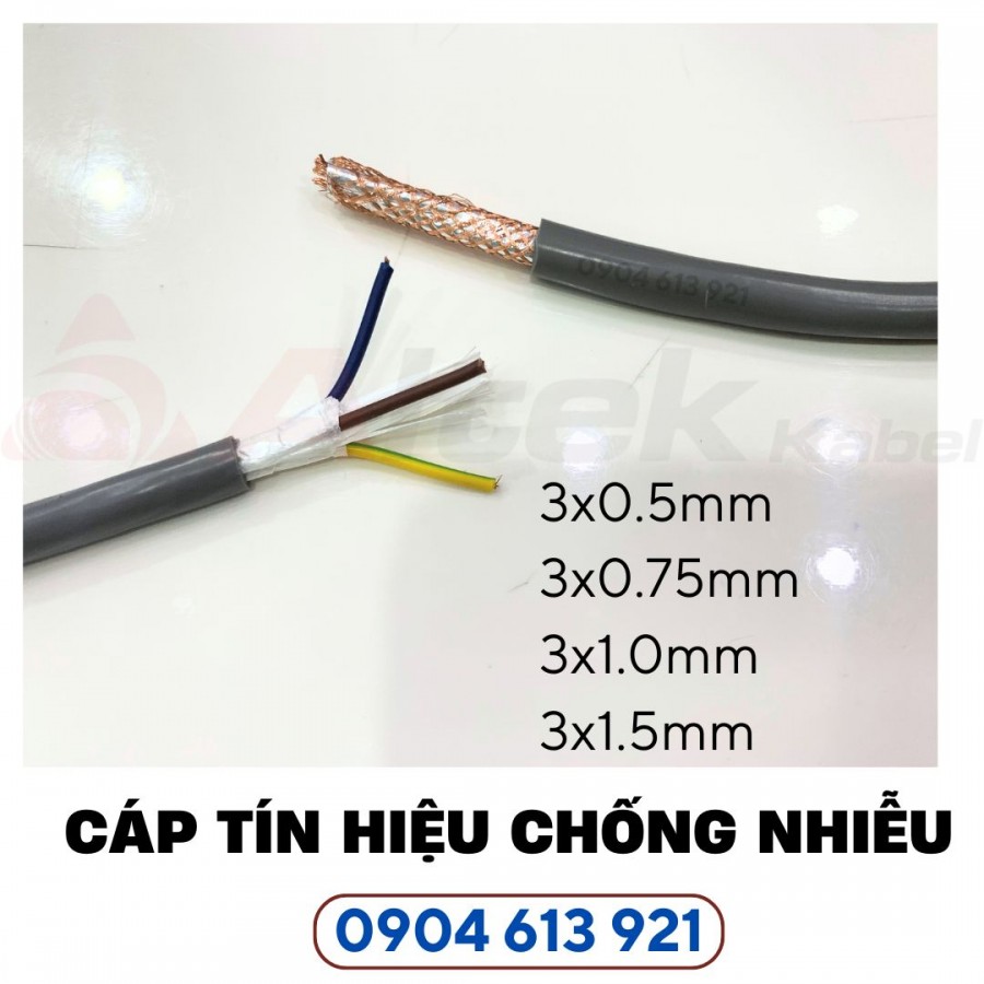 Cáp điều khiển không lưới Altek Kabel CT - 500 3x1.0mm-image-5