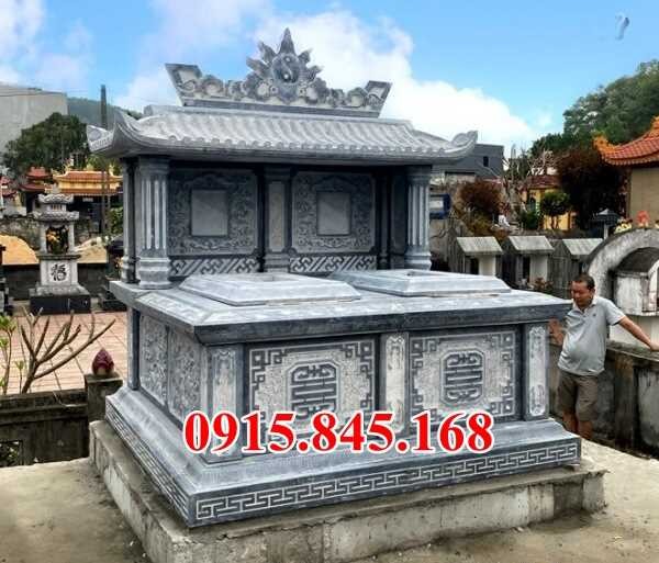 523 Mẫu mộ đá đôi đẹp bán ninh thuận, xây lắp làm thiết kế lăng mộ bằng đá-image-2