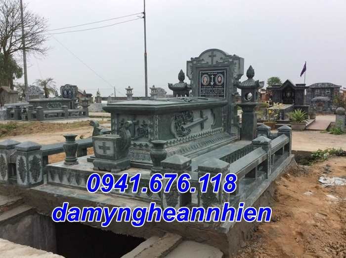 Bắc Giang Mẫu lăng mộ đá dòng họ công giáo đẹp bán tại Bắc Giang - Mộ đạo-image-5