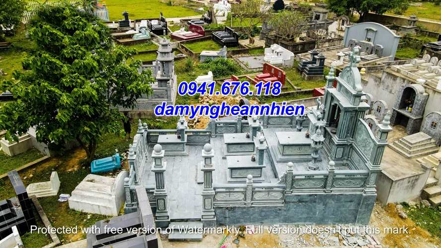Hà Nội Mẫu mộ đá xanh rêu công giáo đẹp bán tại Hà Nội - Mộ đạo thiên chúa-image-3