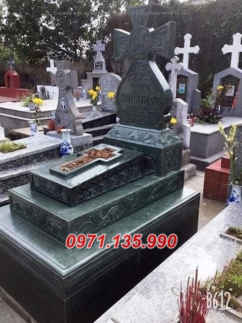 Bắc Ninh Chụp Mẫu mộ đá công giáo đẹp bán tại Bắc Ninh - Lăng mộ đạo-image-2