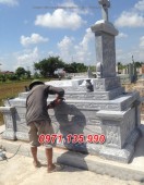 Hà Nội Mẫu mộ đá gia đình công giáo đẹp bán tại Hà Nội - Mộ đạo thiên chúa