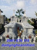 Bắc Giang Cửa hàng Bán mẫu mộ đá công giáo đẹp tại Bắc Giang - Mộ đạo thiên chúa