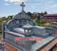 Hà Nội Mẫu mộ đá họ tộc công giáo đẹp bán tại Hà Nội - Mộ đạo thiên chúa