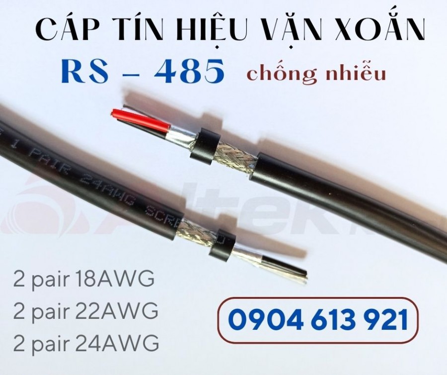 Cáp xoắn truyền thông RS485 chống nhiễu 1 pair 24AWG-image-5