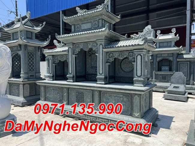 Hải Phòng mẫu cây hương thờ đá bằng đá đẹp bán tại Hải Phòng - lăng mộ-image-3