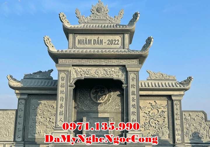 Hưng Yên mẫu cây hương thờ đá nguyên khối đẹp bán tại Hưng Yên - Nghĩa Trang-image-3
